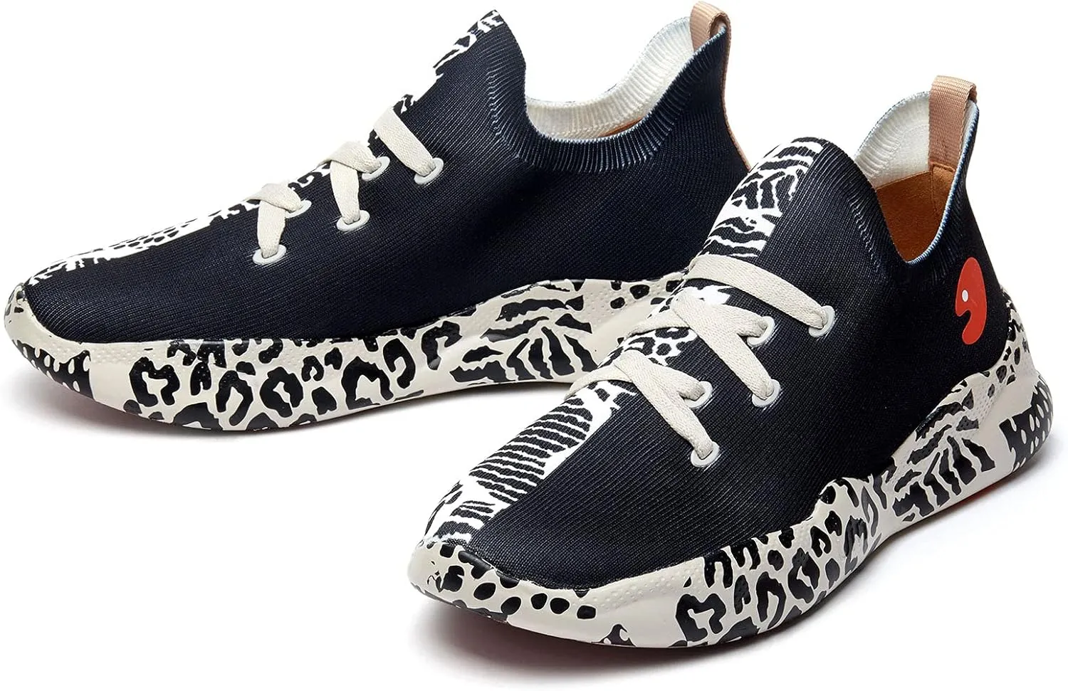 UIN Men's Fashion Sneakers Lightweight Walking Casual Slip Ons Comfortable Art Painted Athletic Travel Shoes Mijas Eye of Exploration