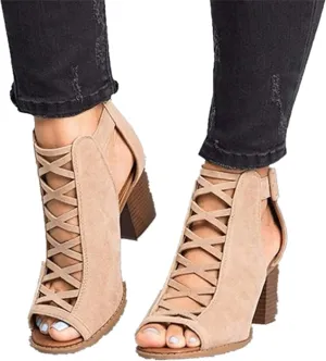 Wedge Sandals For Women,Womens Open Toe Dressy Summer Platform Sandals Buckle Ankle Strap Wedges Sandals Beach Sandals