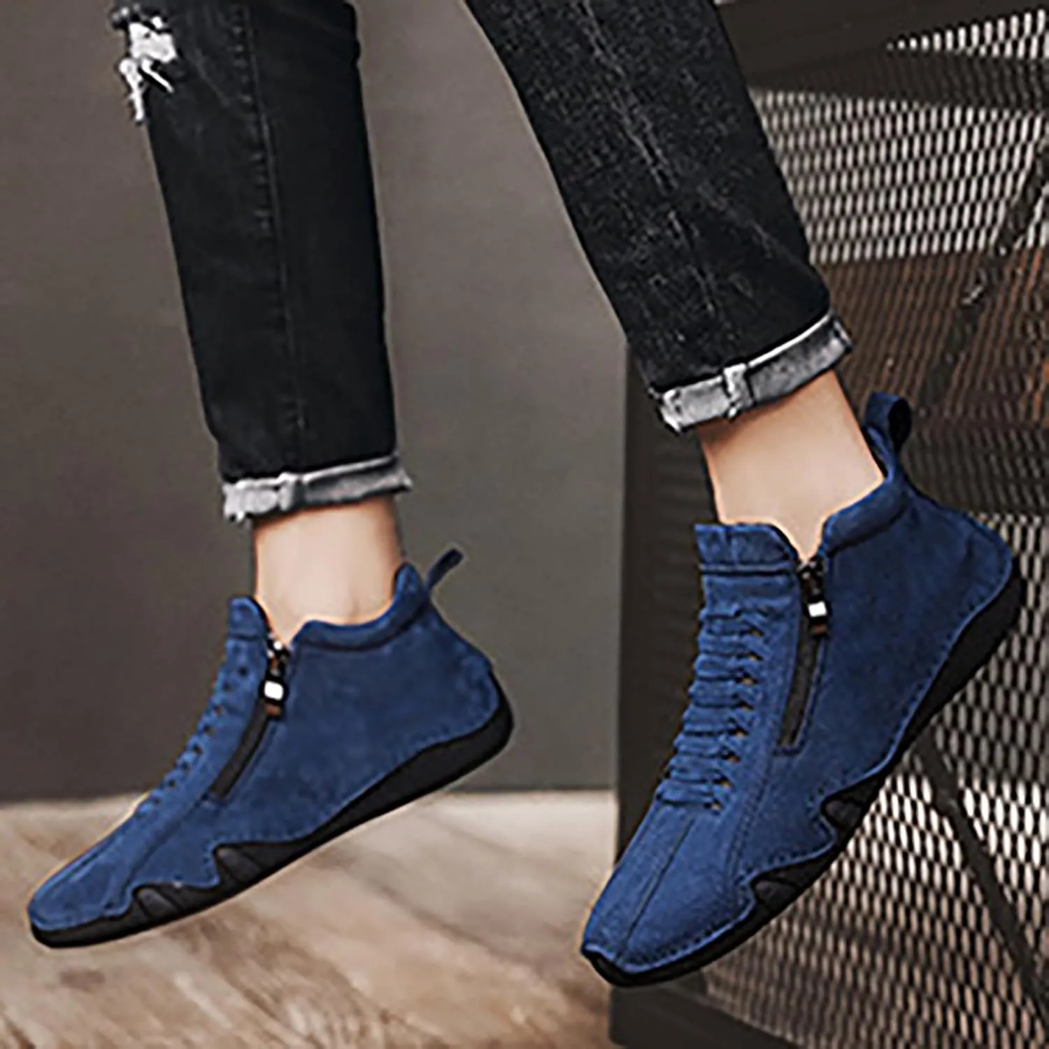 White Sneakers Men White Shoes for Men Men's Casual Slip-on Loafers Wide Toe Box Trendy Casual Men's Loafers & Slip-Ons Black Sneakers for Women