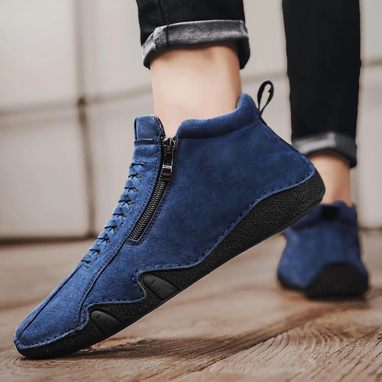 White Sneakers Men White Shoes for Men Men's Casual Slip-on Loafers Wide Toe Box Trendy Casual Men's Loafers & Slip-Ons Black Sneakers for Women