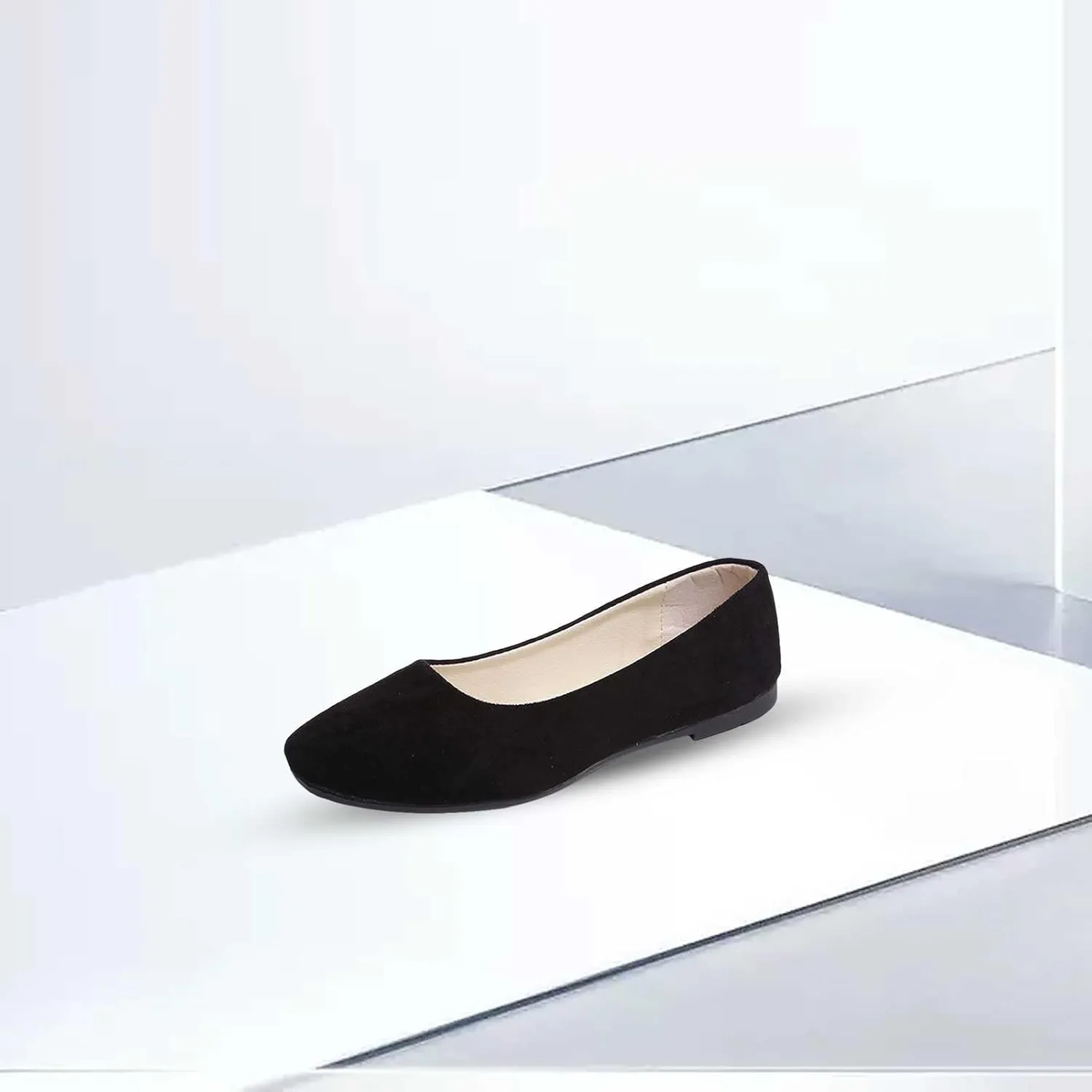 Women Shoes Sandals Women Girls Solid Big Size Slip On Flat Shallow Comfort Casual Single Shoes