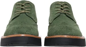 Women's Chunky Platform Lace-Up Round Toe Oxfords Shoes Non-Slip Comfort Casual Dressy School Work Loafers