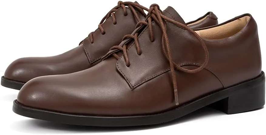 Women's Classic Lace-up Leather Oxford