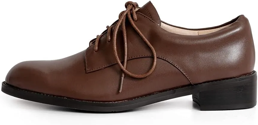 Women's Classic Lace-up Leather Oxford