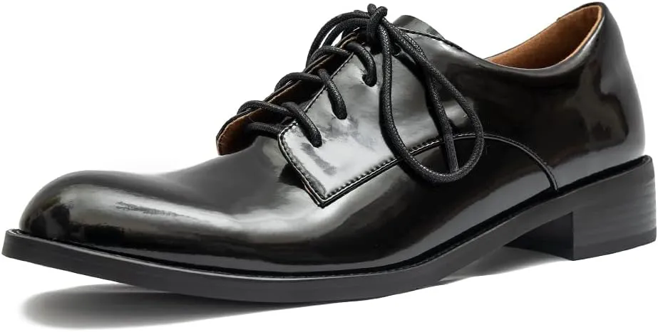 Women's Classic Lace-up Smooth Leather Oxford