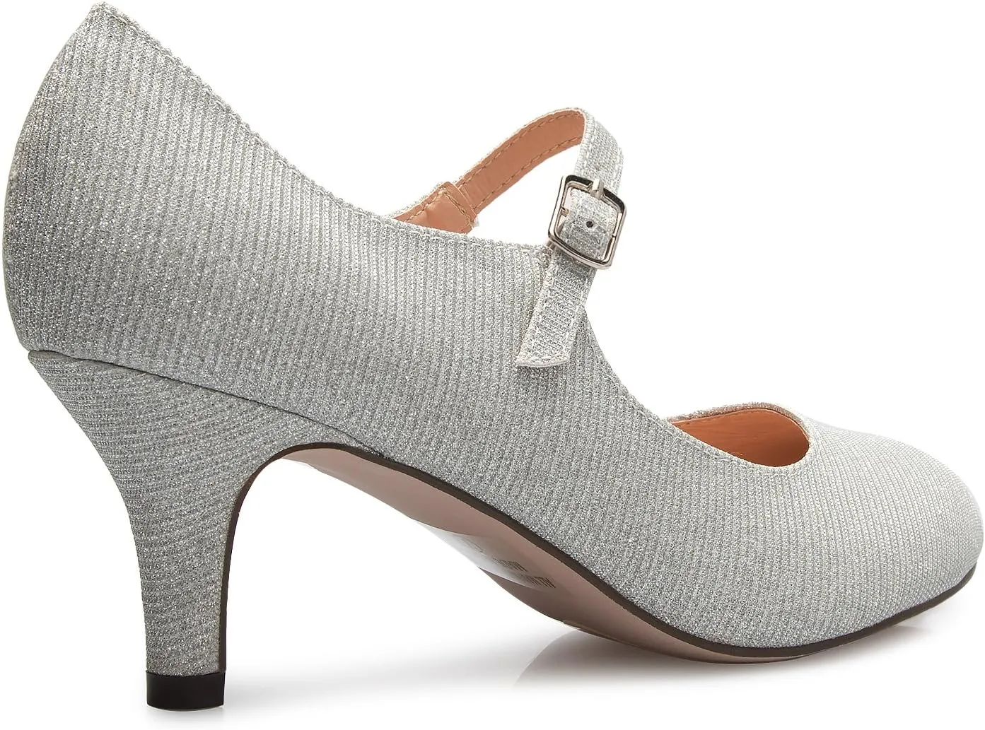 Womens Classic Low Mid Heels Mary Jane Pumps - Adorable Round Toe Vintage Retro Shoes