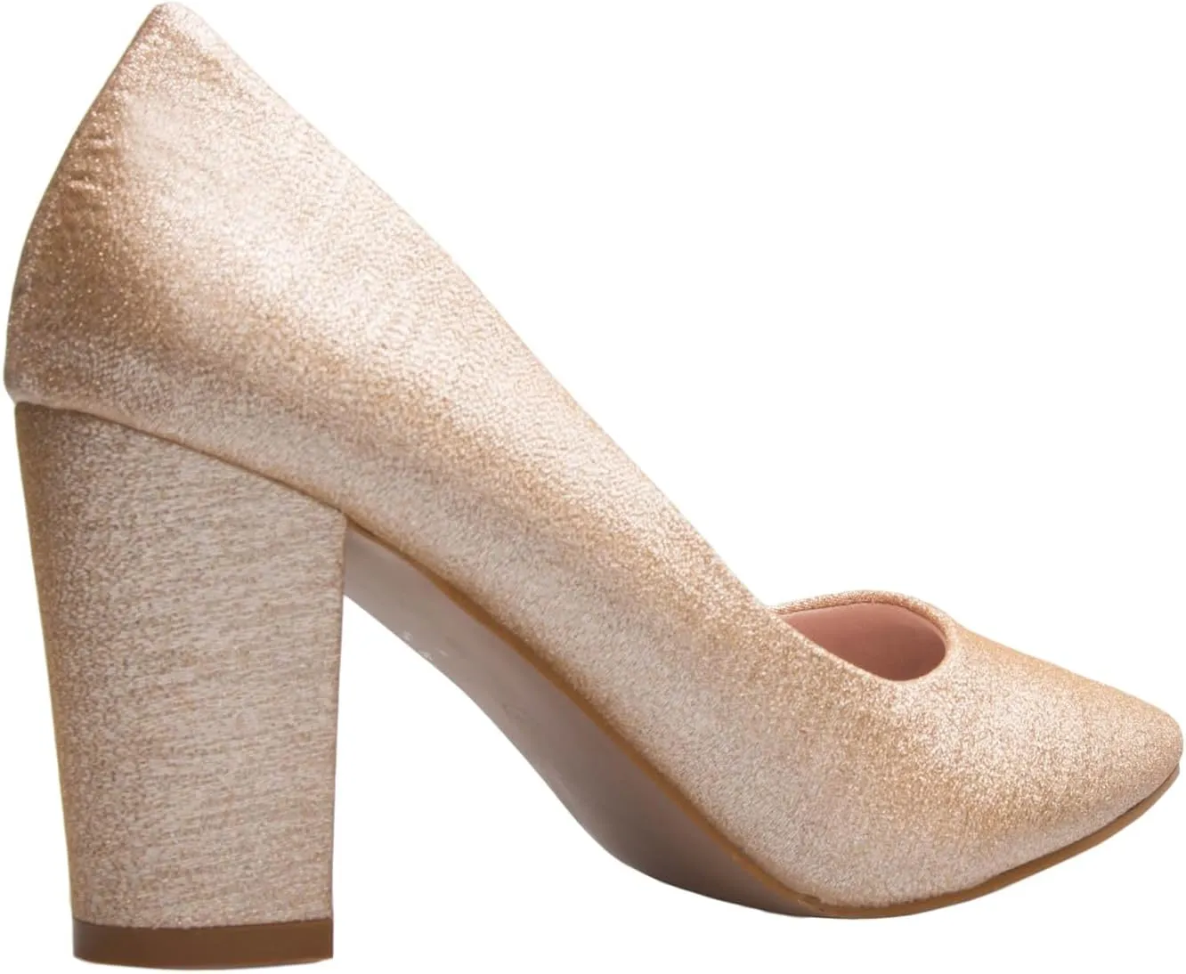 Women's Classic Pointed-Toe Elegant Pumps Low Block Heel - Adorable, Comfortable