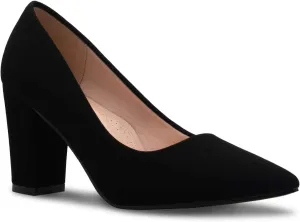 Women's Classic Pointed-Toe Elegant Pumps Low Block Heel - Adorable, Comfortable