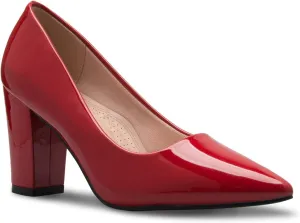 Women's Classic Pointed-Toe Elegant Pumps Low Block Heel - Adorable, Comfortable