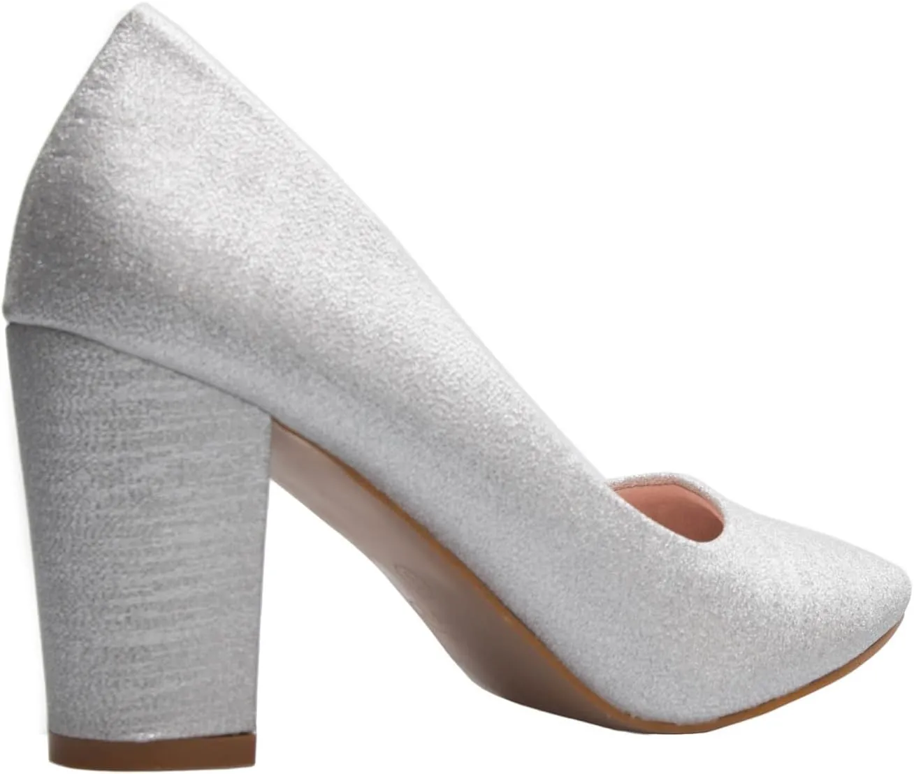 Women's Classic Pointed-Toe Elegant Pumps Low Block Heel - Adorable, Comfortable