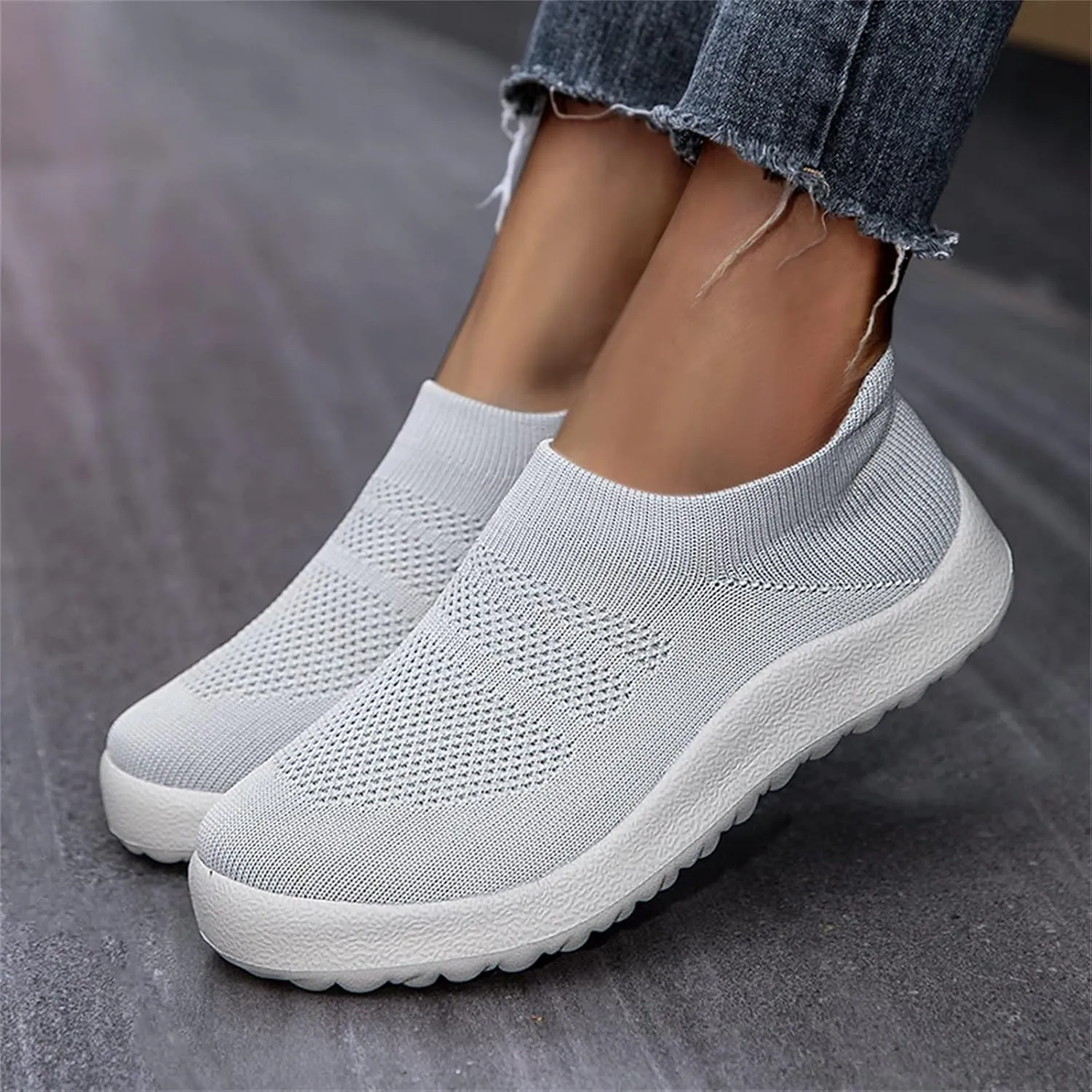 Women's Fashion Sneaker Non Slip Breathable Lightweight Comfortable Lace Up Leather Tennis Shoes Women Women's Platform Loafers White Leather Sneakers