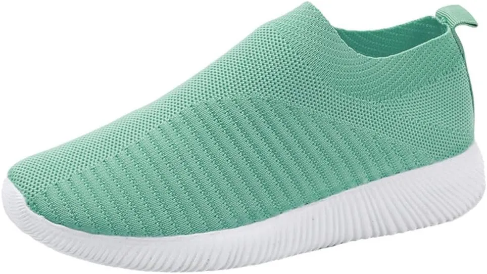 Womens Running Shoes Slip-on Walking Sneakers Slip On Shoes Women Lightweight Men's Casual Shoes Platform Sneakers Brown Tennis Shoe Loafers Shoe