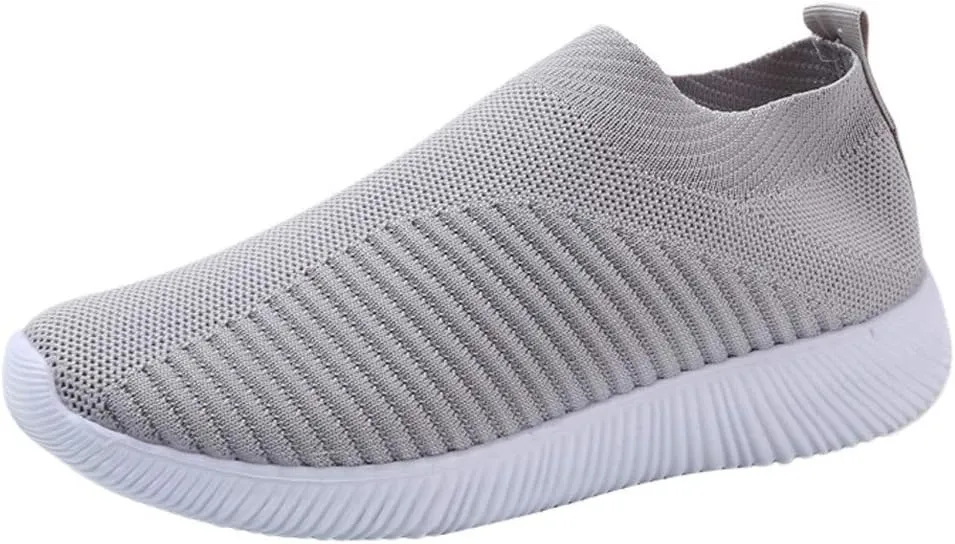 Womens Running Shoes Slip-on Walking Sneakers Womens Running Shoes Wide Width Shoes Dressy Casual Walking Sneakers Tennis Shoe Loafers Casual Slip On