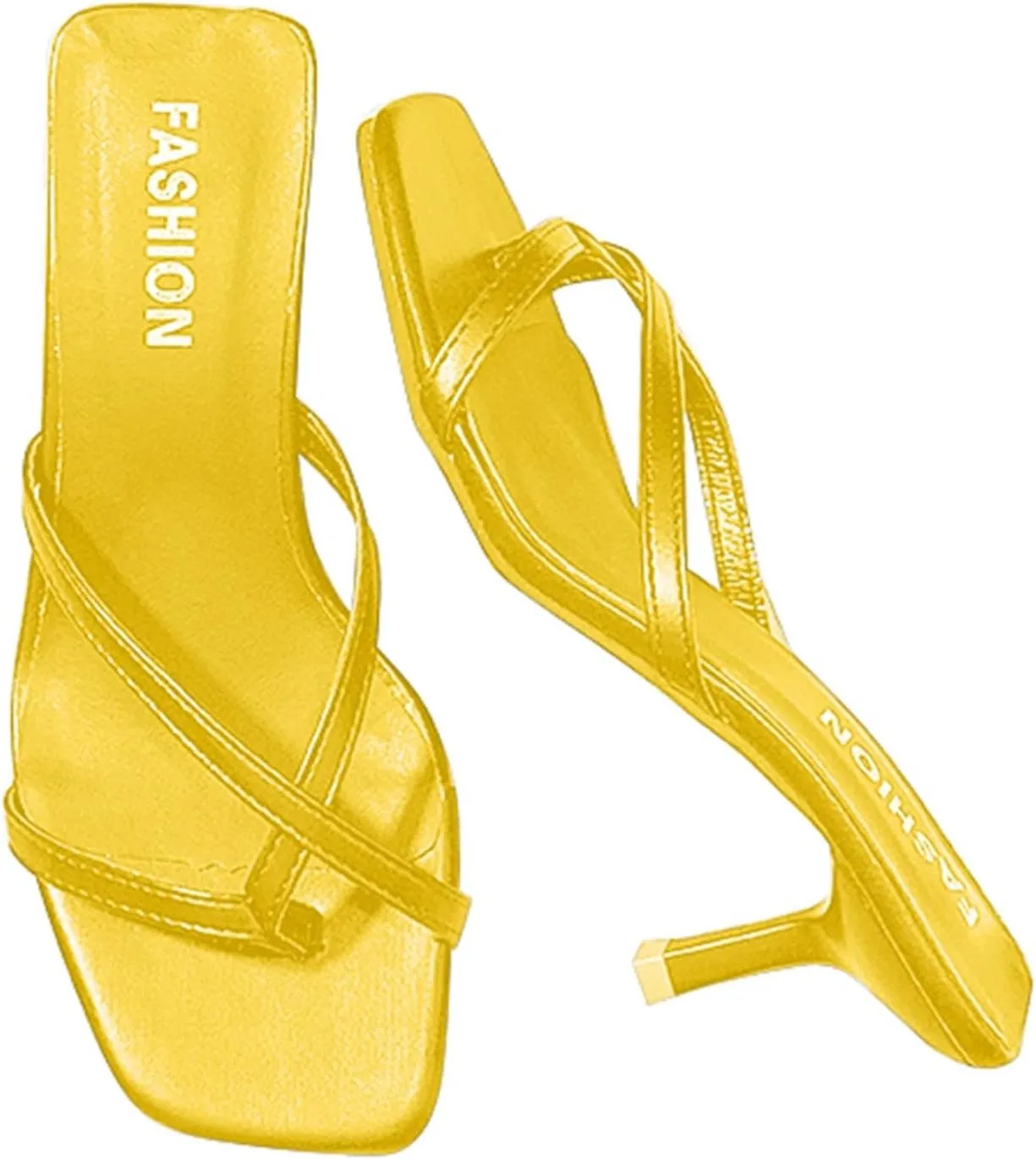Womens Sandals Low Strappy Lace up Heels Open Square Toe Thong Ankle Strap Heels Sexy Fashion Comfort Dress Shoes