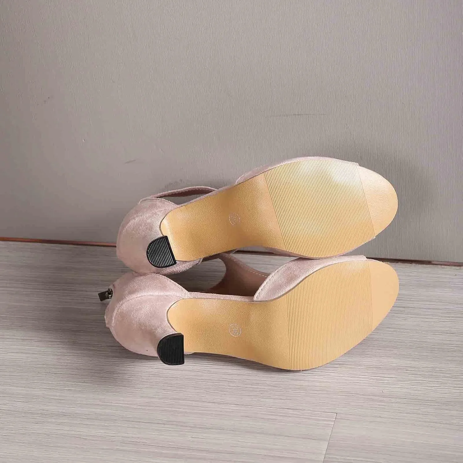 Womens Sandals Orthopedic High Heels Dress Shoes Open Toe Zip Closure Sandals Casual Fish Mouth Sandal Summer Shoes