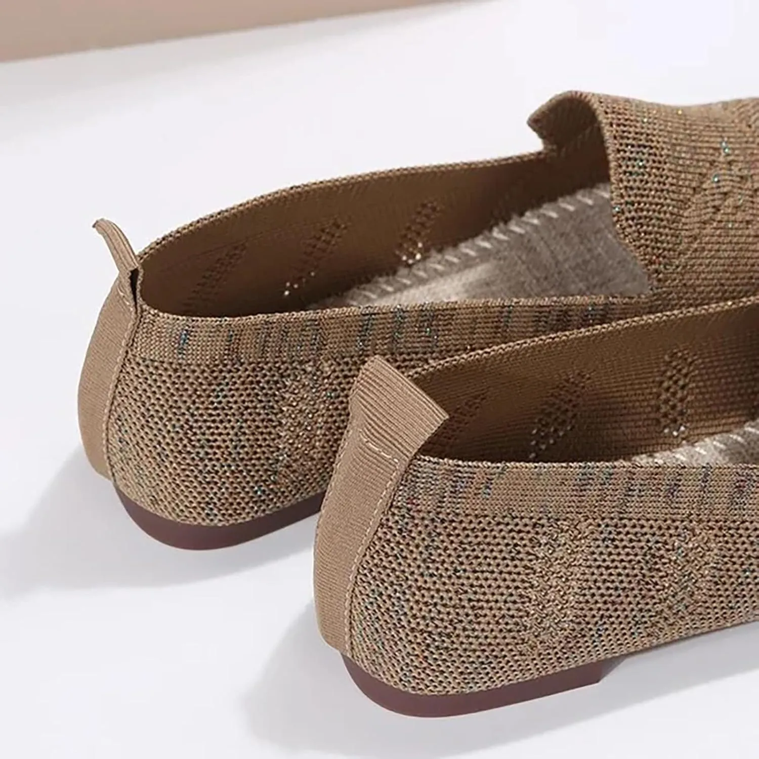 Womens Shoes FlatsWomens Walking Sneakers Wide Width Loafers for Women Closed Head Cute Cozy Women's Christmas Shoes Wide Toe Box Trendy Casual