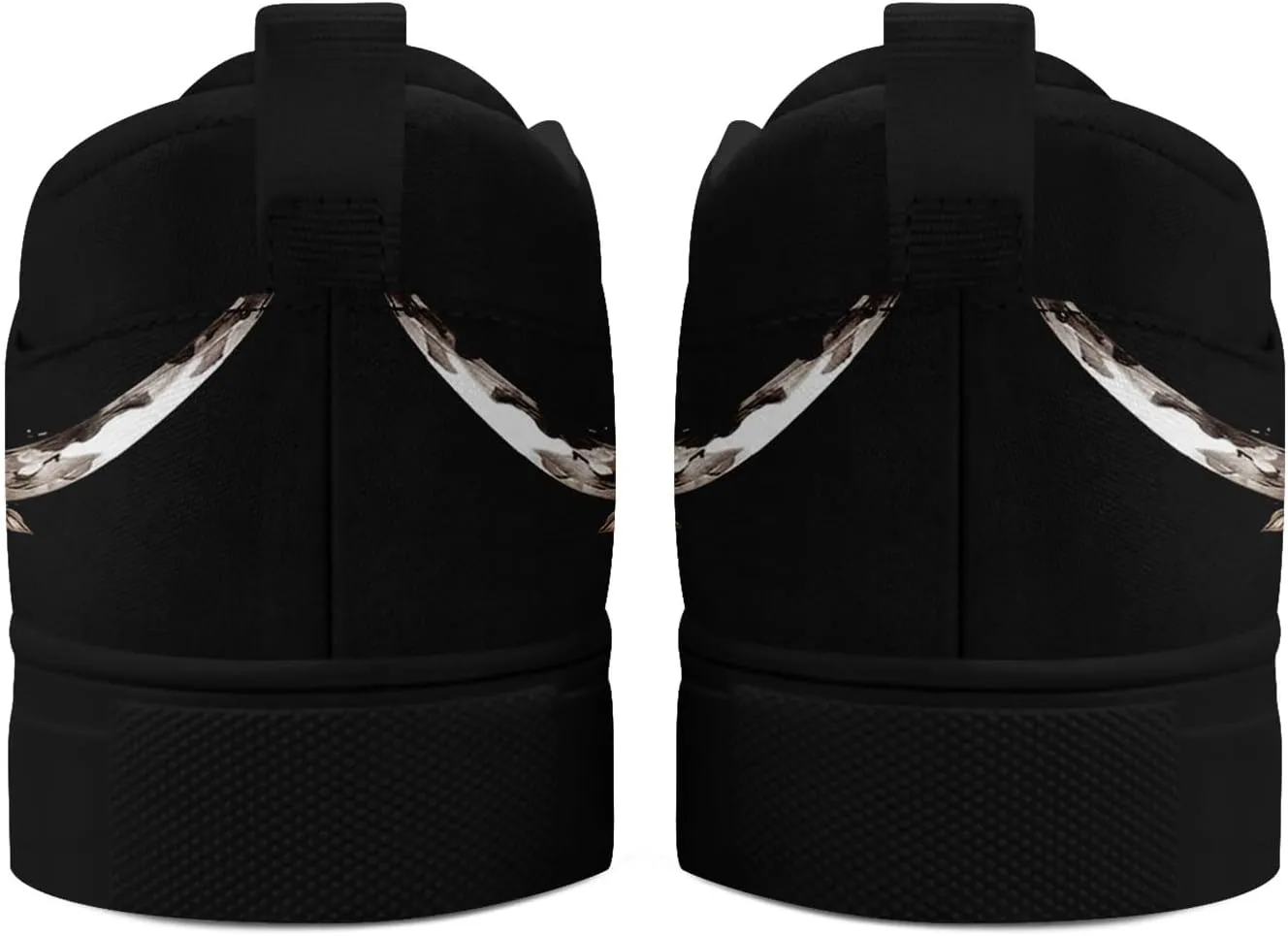 Women's Slip-on Canvas Shoes – Floral Skull Casual Loafers Trendy Comfortable Walking Skate Sneakers for Men