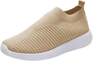 Women's Slip-on Shoes Wide Width Sneakers Hands Free Womens Tennis Shoes Cute Casual Tennis Shoes White Sneakers Slip On Tennis Shoe Loafers Dress Shoe