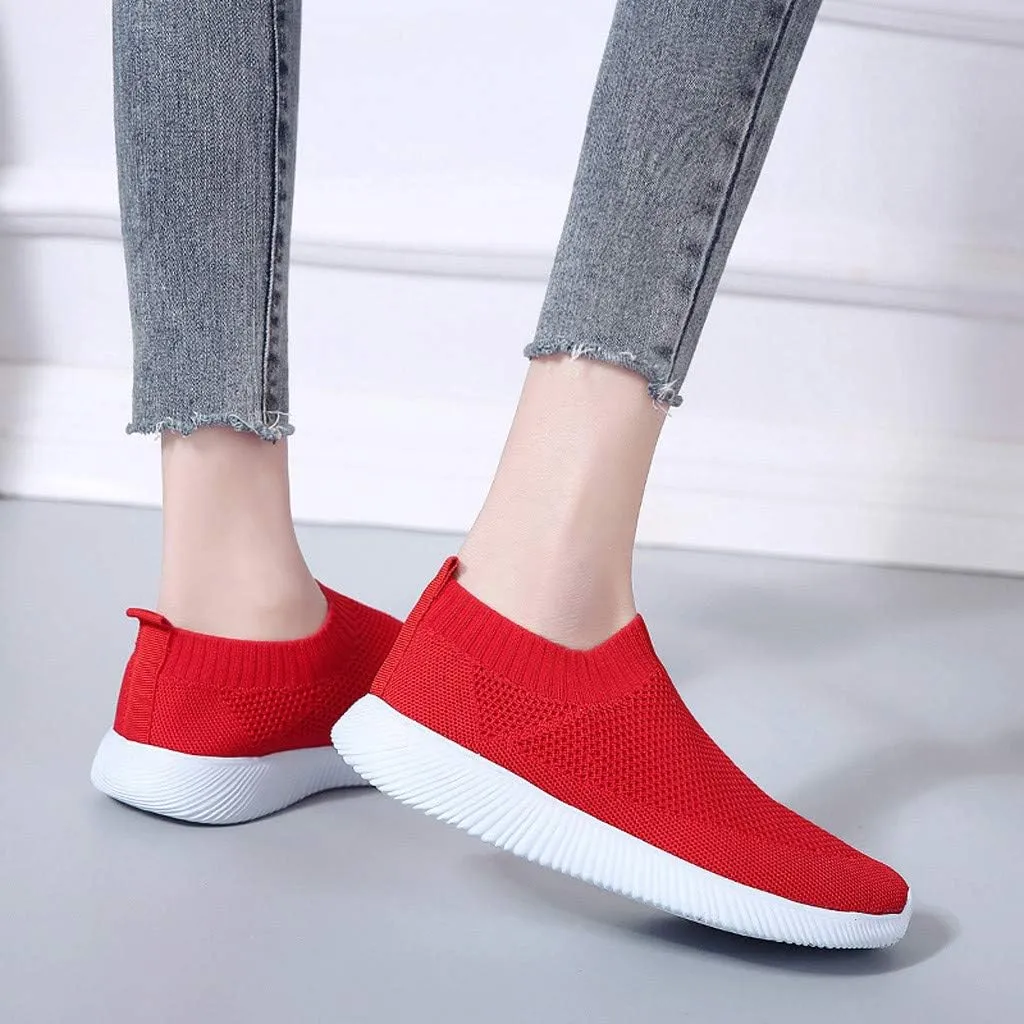 Womens Slip On Walking Shoes Non Slip Running Shoes Walking Shoes Women Flat Feet Casual Shoes Dress Sneakers Slip On Tennis Shoe Loafers Dress Shoe