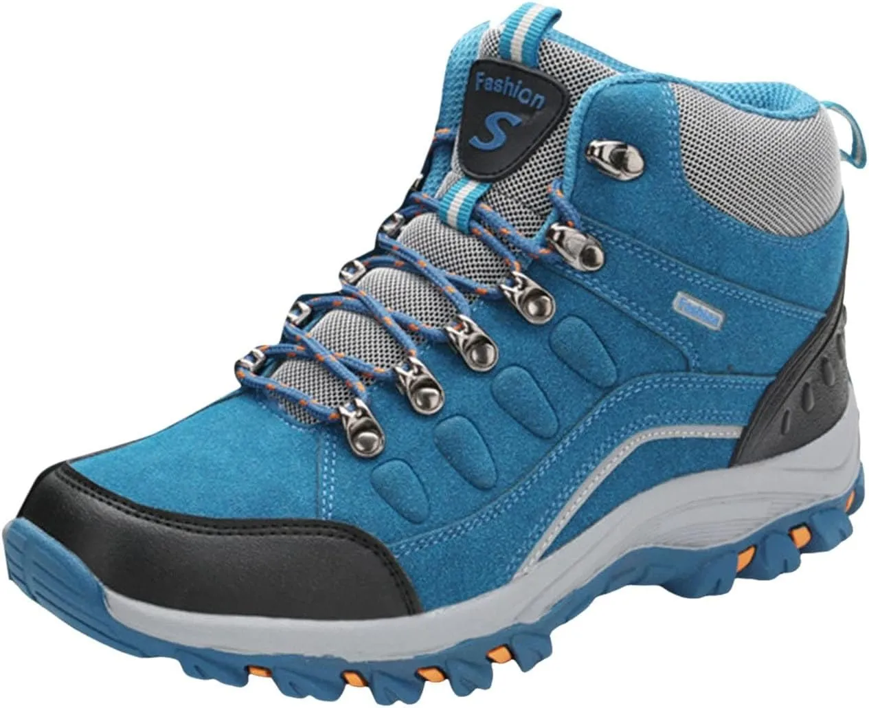 Womens Snow Boots Waterproof, Winter Snow Boots Lightweight Warm Faux Fur Lined Mid-Calf Booties Walking Comfortable Furry Mid Calf Warm Hiking Tennis Booties