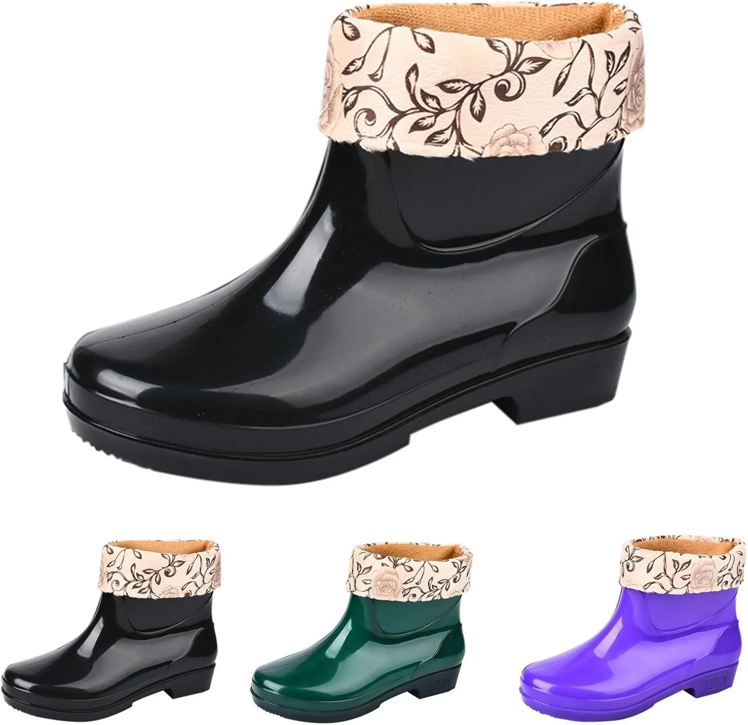 Women's Spring Summer Autumn And Winter Short Sleeved Cotton Removable And Washable Outdoor Boots for Cold Weather