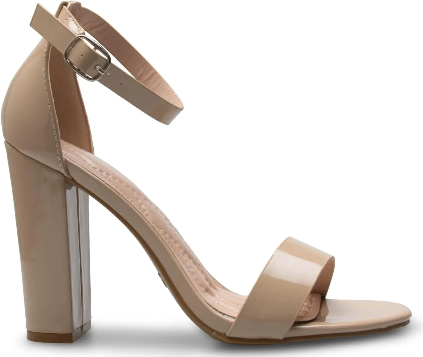 Women's Strappy Chunky Block High Heel - Formal, Wedding, Party ? Simple Classic Pump