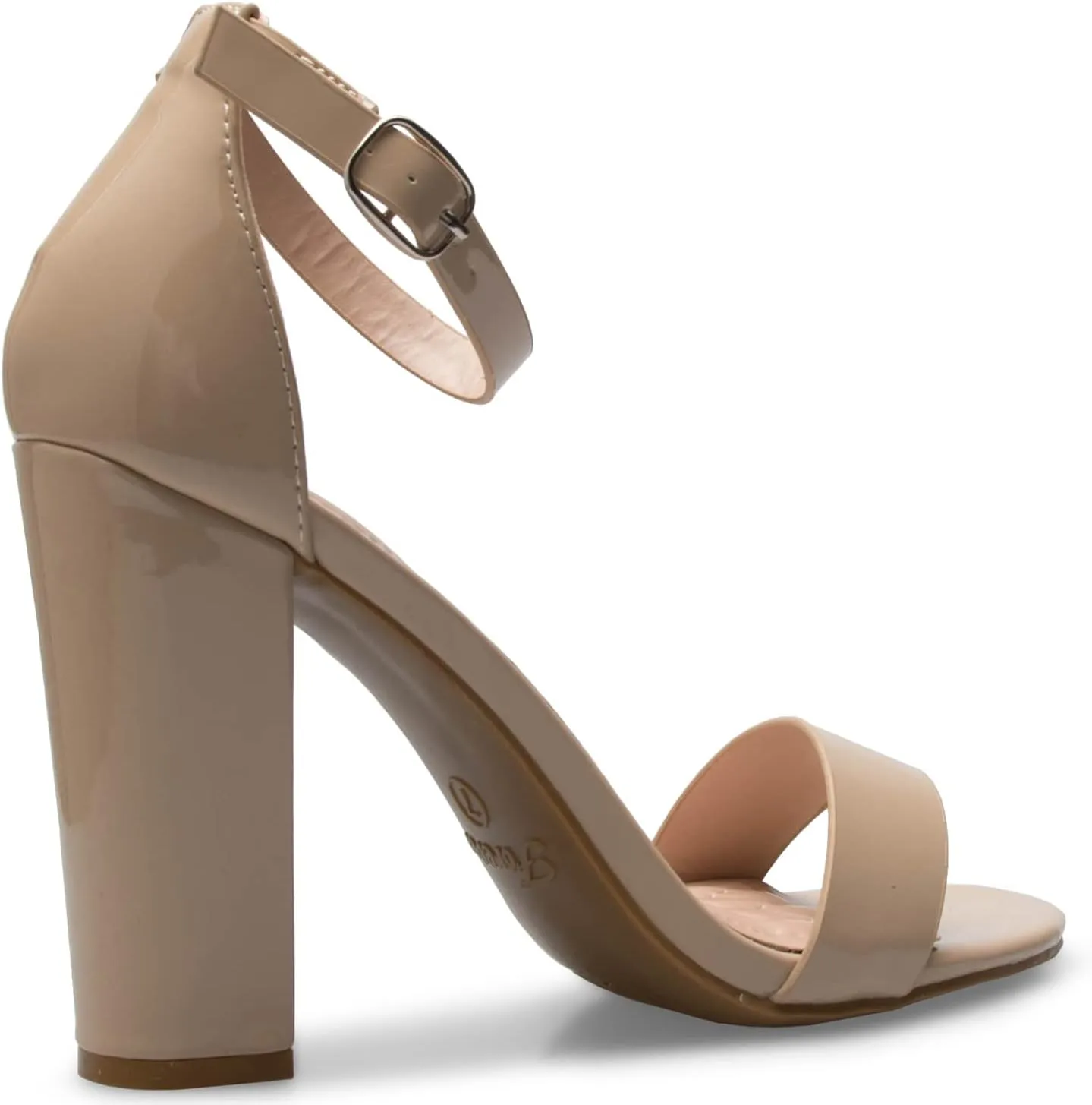 Women's Strappy Chunky Block High Heel - Formal, Wedding, Party ? Simple Classic Pump