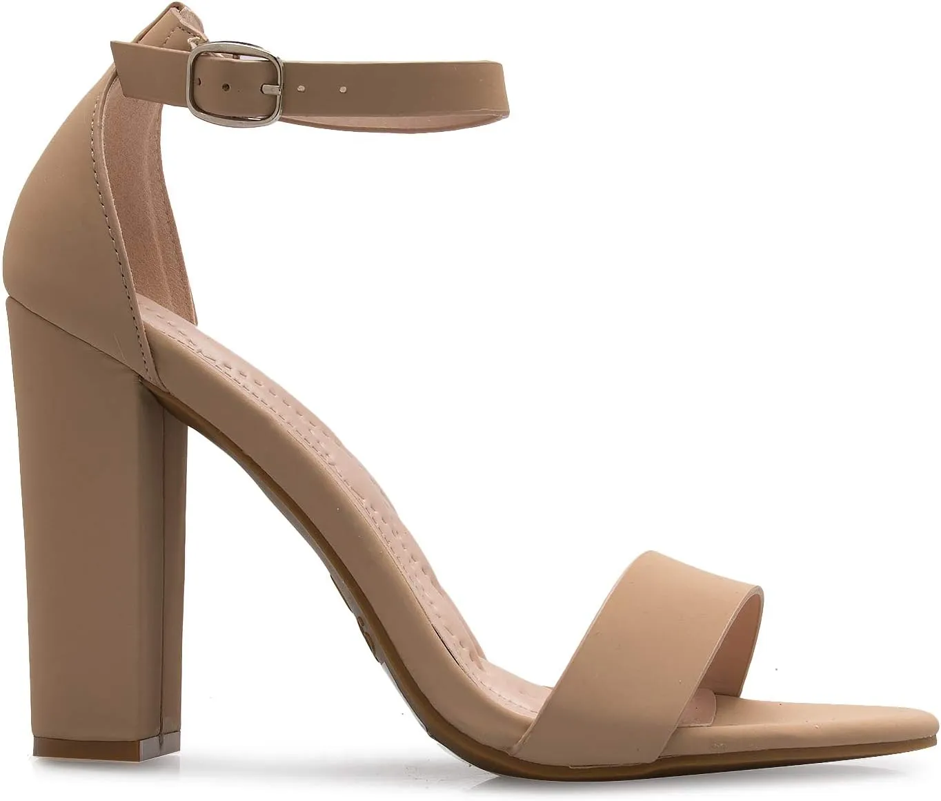 Women's Strappy Chunky Block High Heel - Formal, Wedding, Party ? Simple Classic Pump