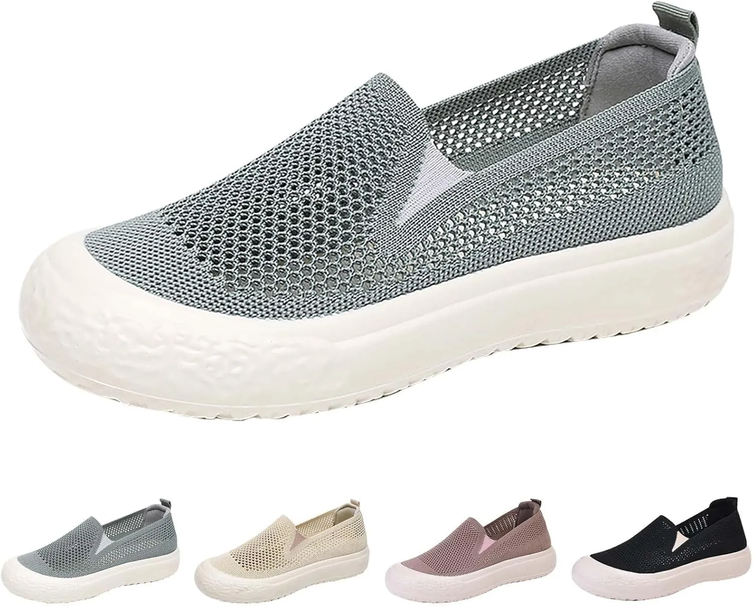 Womens Tennis Shoes Jogging Casual Slip On Shoes Fashion Sneakers 2025 Running Sneakers Comfortable Memory Foam Slip On Tennis Shoe Loafers Casual Slip On