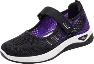Womens Tennis Shoes Mesh Women Casual Shoes Platform Sneakers Walking Shoes Ultra Lightweight Breathable Basketball Shoe Grip Cross Trainer Shoe